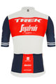 SANTINI Cyklistický dres s krátkým rukávem - TREK SEGAFREDO 2020 - modrá/červená/bílá
