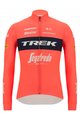 SANTINI Cyklistický dres s dlouhým rukávem zimní - TREK SEGAFREDO 2022 WINTER - růžová