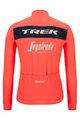 SANTINI Cyklistický dres s dlouhým rukávem zimní - TREK SEGAFREDO 2022 WINTER - růžová
