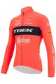 SANTINI Cyklistický dres s dlouhým rukávem zimní - TREK SEGAFREDO 2022 WINTER - růžová