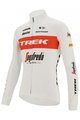 SANTINI Cyklistický dres s dlouhým rukávem zimní - TREK SEGAFREDO 2022 WINTER - bílá/červená