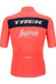 SANTINI Cyklistický dres s krátkým rukávem - TREK SEGAFREDO 2022 FAN LINE - růžová