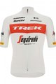 SANTINI Cyklistický dres s krátkým rukávem - TREK SEGAFREDO 2022 FAN LINE - červená/bílá
