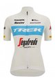 SANTINI Cyklistický dres s krátkým rukávem - TREK SEGAFREDO 2022 LADY FAN LINE - modrá/bílá