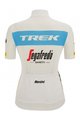 SANTINI Cyklistický dres s krátkým rukávem - TREK SEGAFREDO 2022 LADY FAN LINE - modrá/bílá