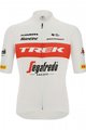 SANTINI Cyklistický dres s krátkým rukávem - TREK SEGAFREDO 2022 ORIGINAL - červená/bílá