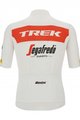 SANTINI Cyklistický dres s krátkým rukávem - TREK SEGAFREDO 2022 ORIGINAL - červená/bílá