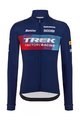 SANTINI Cyklistický dres s dlouhým rukávem zimní - TREK 2023 FACTORY RACING WINTER - modrá