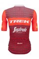 SANTINI Cyklistický dres s krátkým rukávem - TREK SEGAFREDO 2023 ORIGINAL - červená/bílá