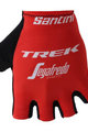 SANTINI Cyklistické rukavice krátkoprsté - TREK SEGAFREDO 2018