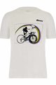 SANTINI Cyklistické triko s krátkým rukávem - TT UCI OFFICIAL - bílá