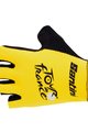 SANTINI Cyklistické rukavice krátkoprsté - TOUR DE FRANCE 2023 - žlutá