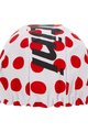SANTINI Cyklistická čepice - TOUR DE FRANCE 2023 - bílá/červená