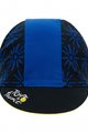 SANTINI Cyklistická čepice - TOUR DE FRANCE 2023 - modrá/černá