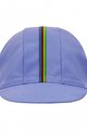 SANTINI Cyklistická čepice - UCI RAINBOW - duhová/fialová