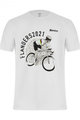 SANTINI Cyklistické triko s krátkým rukávem - UCI FLANDERS RIDER - bílá