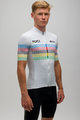 SANTINI Cyklistický dres s krátkým rukávem - UCI WORLD CHAMP 100 - bílá/duhová