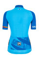 SANTINI Cyklistický dres s krátkým rukávem - UCI WORLD ECO LADY - světle modrá
