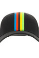 SANTINI Cyklistická čepice - UCI BASEBALL - duhová/černá
