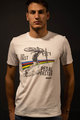 SANTINI Cyklistické triko s krátkým rukávem - CX UCI OFFICIAL - bílá