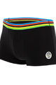 SANTINI Boxerky - UCI RAINBOW - černá