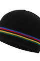 SANTINI Cyklistická čepice - UCI RAINBOW - černá
