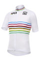 SANTINI Cyklistický dres s krátkým rukávem - UCI WORLD CHAMPION - bílá