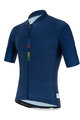 SANTINI Cyklistický dres s krátkým rukávem - UCI RAINBOW CLASSE - modrá