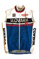 SANTINI Cyklistická vesta - TEAM SLOVAKIA 2016 - bílá/modrá