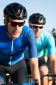 SANTINI Cyklistický dres s krátkým rukávem - DAMA - modrá