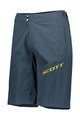 SCOTT Cyklistické kalhoty krátké bez laclu - ENDURANCE LS/FIT - modrá