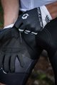 SCOTT Cyklistické rukavice dlouhoprsté - RC TEAM LF - bílá/černá