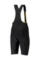 SCOTT Cyklistické kalhoty krátké s laclem - RC PREMIUM - žlutá/černá