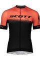 SCOTT Cyklistický dres s krátkým rukávem - RC PRO 2019 - oranžová/černá
