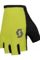 SCOTT Cyklistické rukavice krátkoprsté - ASPECT SPORT GEL SF - černá/žlutá