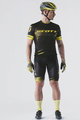 SCOTT Cyklistický dres s krátkým rukávem - RC PRO 2020 - černá/žlutá