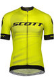 SCOTT Cyklistický dres s krátkým rukávem - RC PRO 2020 - žlutá/černá
