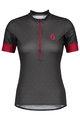 SCOTT Cyklistický dres s krátkým rukávem - ENDURANCE 20 LADY - růžová/šedá