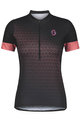 SCOTT Cyklistický dres s krátkým rukávem - GRAVEL CONTESSA LADY - černá/fialová