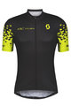 SCOTT Cyklistický krátký dres a krátké kalhoty - RC TEAM 10 - černá/žlutá