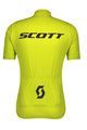SCOTT Cyklistický krátký dres a krátké kalhoty - RC TEAM 10 - žlutá/černá