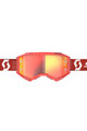 SCOTT Cyklistické brýle - FURY - červená