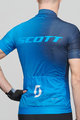 SCOTT Cyklistický dres s krátkým rukávem - RC PRO 2021 - modrá/bílá