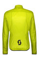 SCOTT Cyklistická větruodolná bunda - RC TEAM WB - žlutá