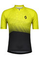 SCOTT Cyklistický dres s krátkým rukávem - ENDURANCE 20 - černá/žlutá