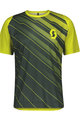 SCOTT Cyklistický dres s krátkým rukávem - TRAIL VERTIC - zelená/žlutá