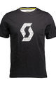 SCOTT Cyklistický dres s krátkým rukávem - ICON FACTORY TEAM - černá