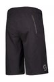 SCOTT Cyklistické kalhoty krátké bez laclu - ENDURANCE LS/FIT W/PAD - černá