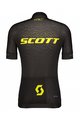 SCOTT Cyklistický dres s krátkým rukávem - RC PRO SS - černá/žlutá