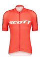 SCOTT Cyklistický krátký dres a krátké kalhoty - RC PRO SS - šedá/bílá/červená